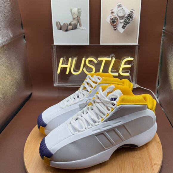 Adidas Crazy 1 “Lakers Home” 2022 Men’s Size 8 - Picture 2 of 12
